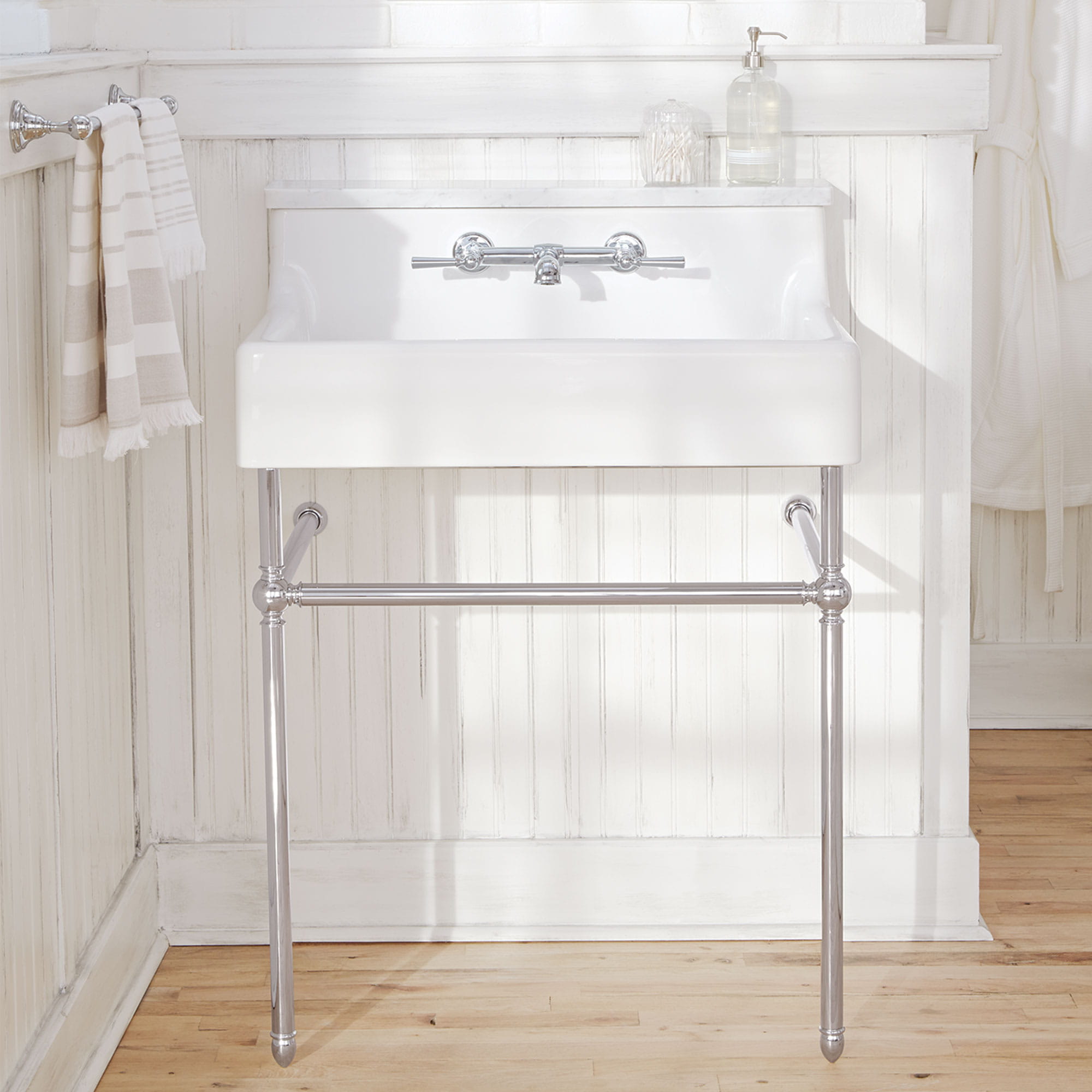 Oak Hill® 30 in. High-Back Sink, 2-Hole